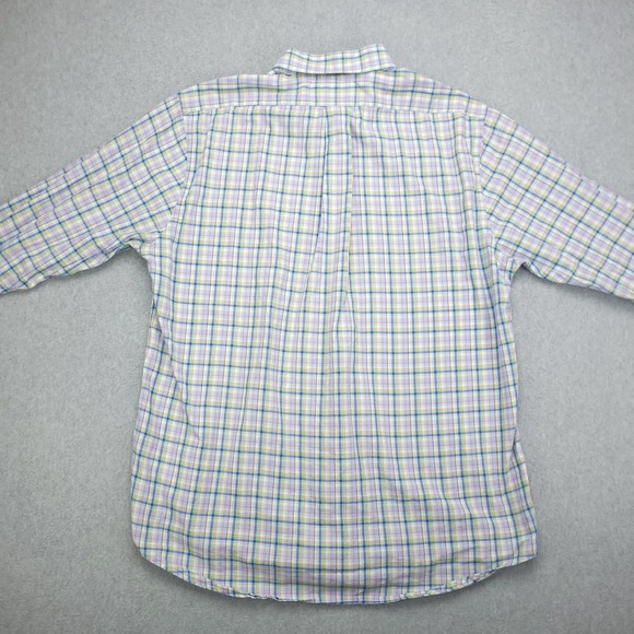 Vineyard Vines Whale Shirt Mens Large Multicolor Plaid Slim Fit Button Down - Picture 6 of 14